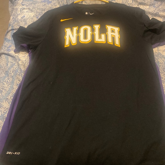 Nike Nola drifit basketball jersey tshirt sz Large - Picture 2 of 4